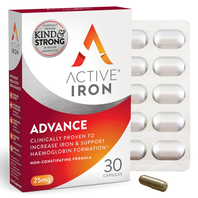 Active Iron Advance | Twin Pack | 25mg | 60 Capsules