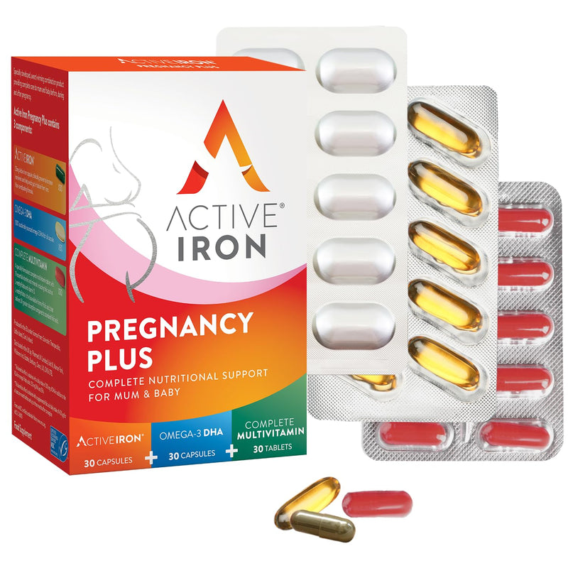 Active Iron Pregnancy Plus | 21 Essential Prenatal Vitamins & Minerals
