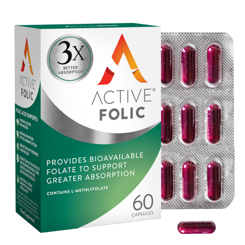Active Folic | Folic Acid for Pregnancy | 60 Capsules