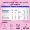 Active Iron Pregnancy | 30 x 25 mg Iron Capsules & 30 x Triple Layer Multivitamin Tablet | 30 Day Supply