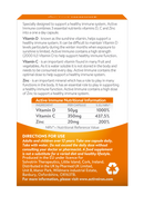 Active Immune | Vitamin D C and Zinc | 30 Capsule Pack
